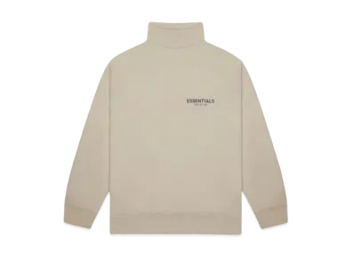 FEAR OF GOD ESSENTIALS Pull-over Mockneck Sweatshirt "Tan/String"