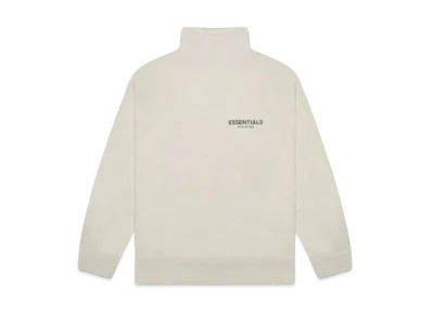 FEAR OF GOD ESSENTIALS Pull-over Mockneck Sweatshirt "Oatmeal Heather"