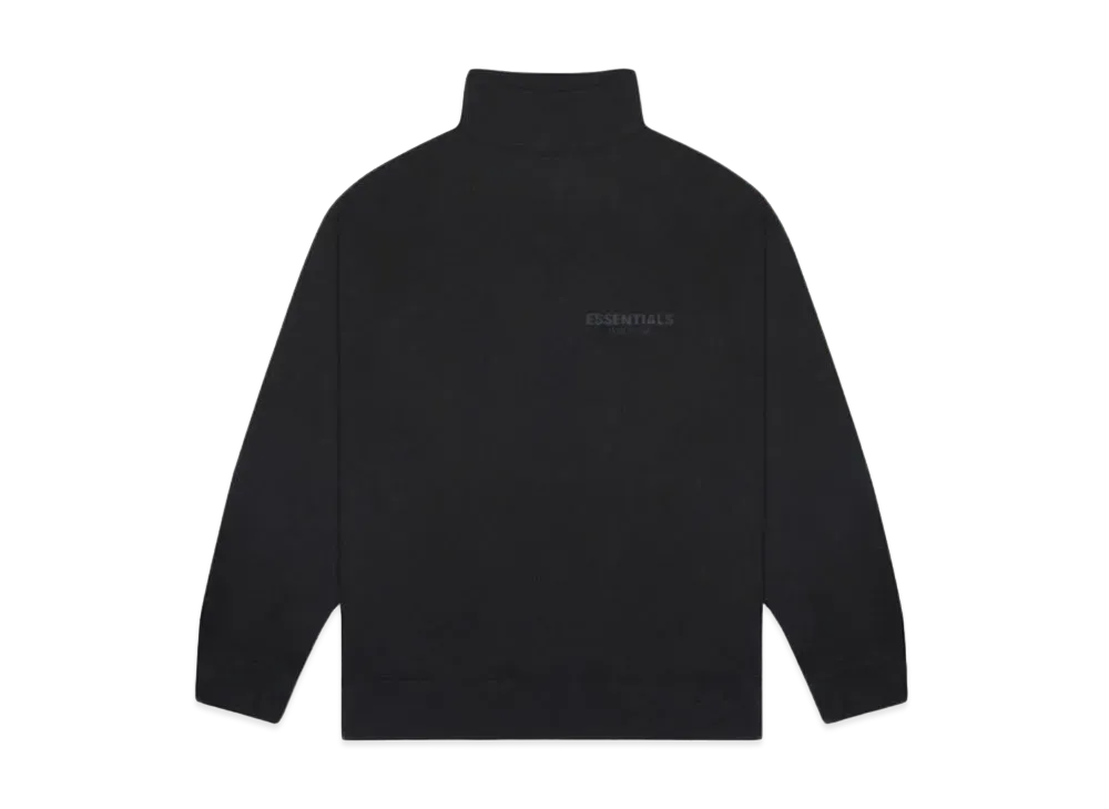 FEAR OF GOD ESSENTIALS Pull-over Mockneck Sweatshirt "Black"
