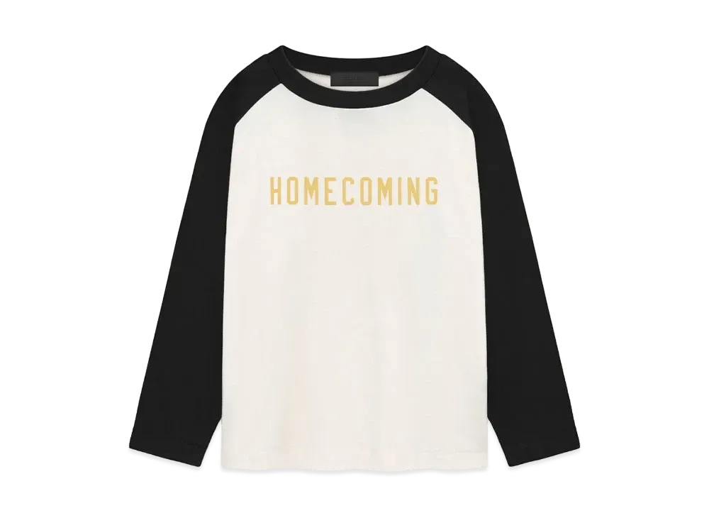 FEAR OF GOD Essentials Womens Tri-Blend Baseball Shirt "Black"