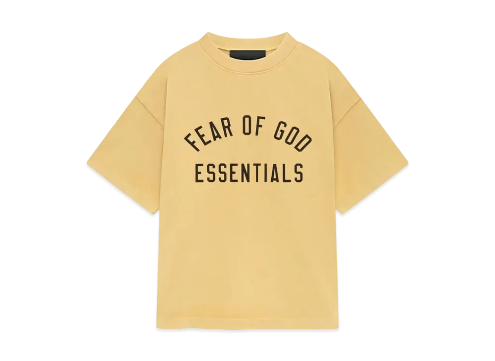 FEAR OF GOD Essentials Women's Tri-Blend Crewneck Tee "Amber"
