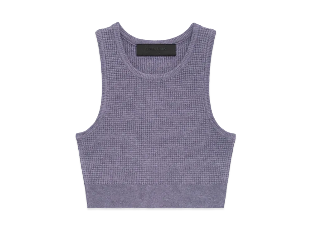 FEAR OF GOD Essentials Women's Waffle Sport Tank "Lavender"