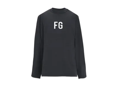 FEAR OF GOD Long Sleeve 'FG' T-shirt "Black"