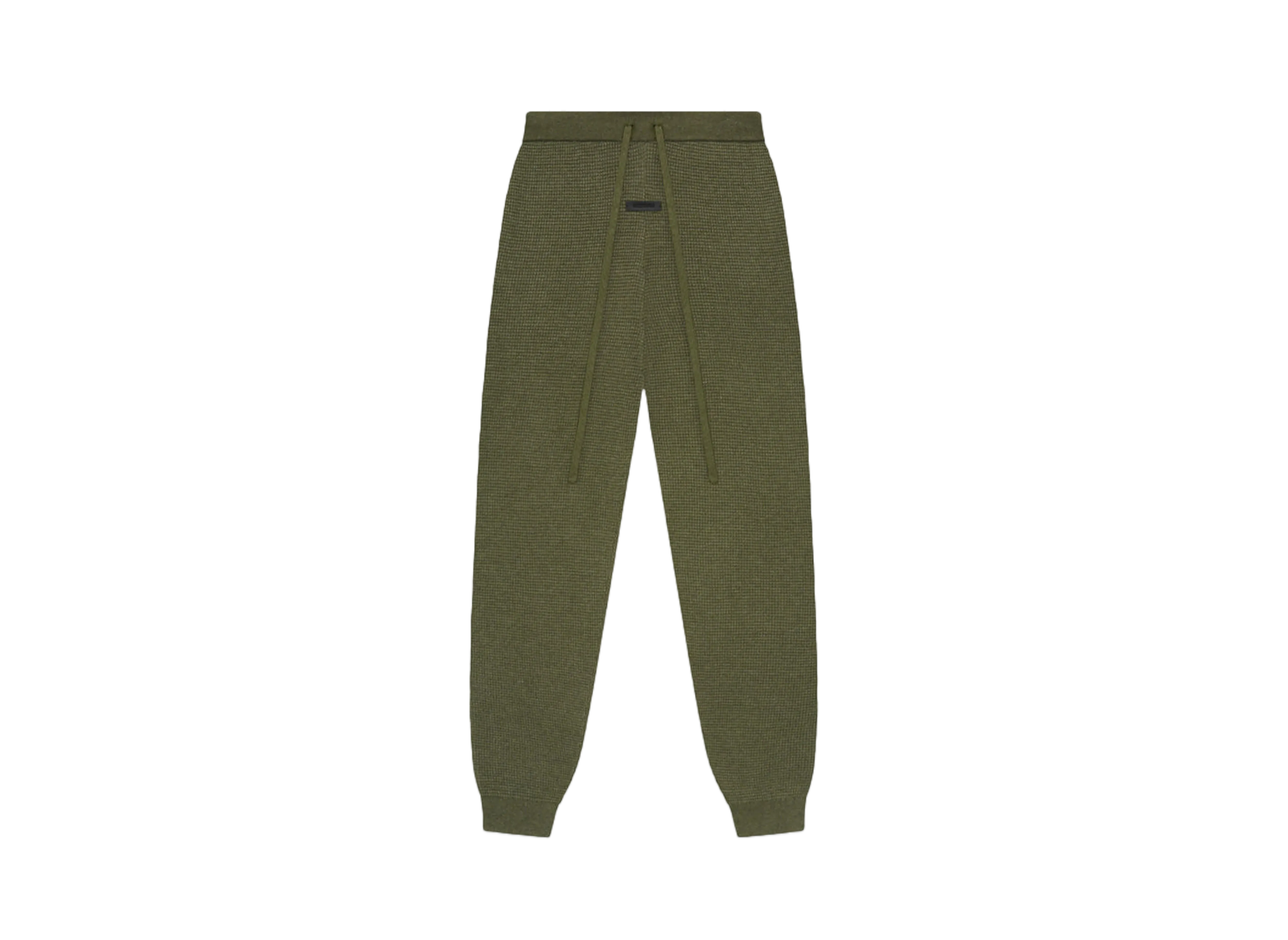 FEAR OF GOD Essentials Womens Waffle Fitted Sweatpant "Military"