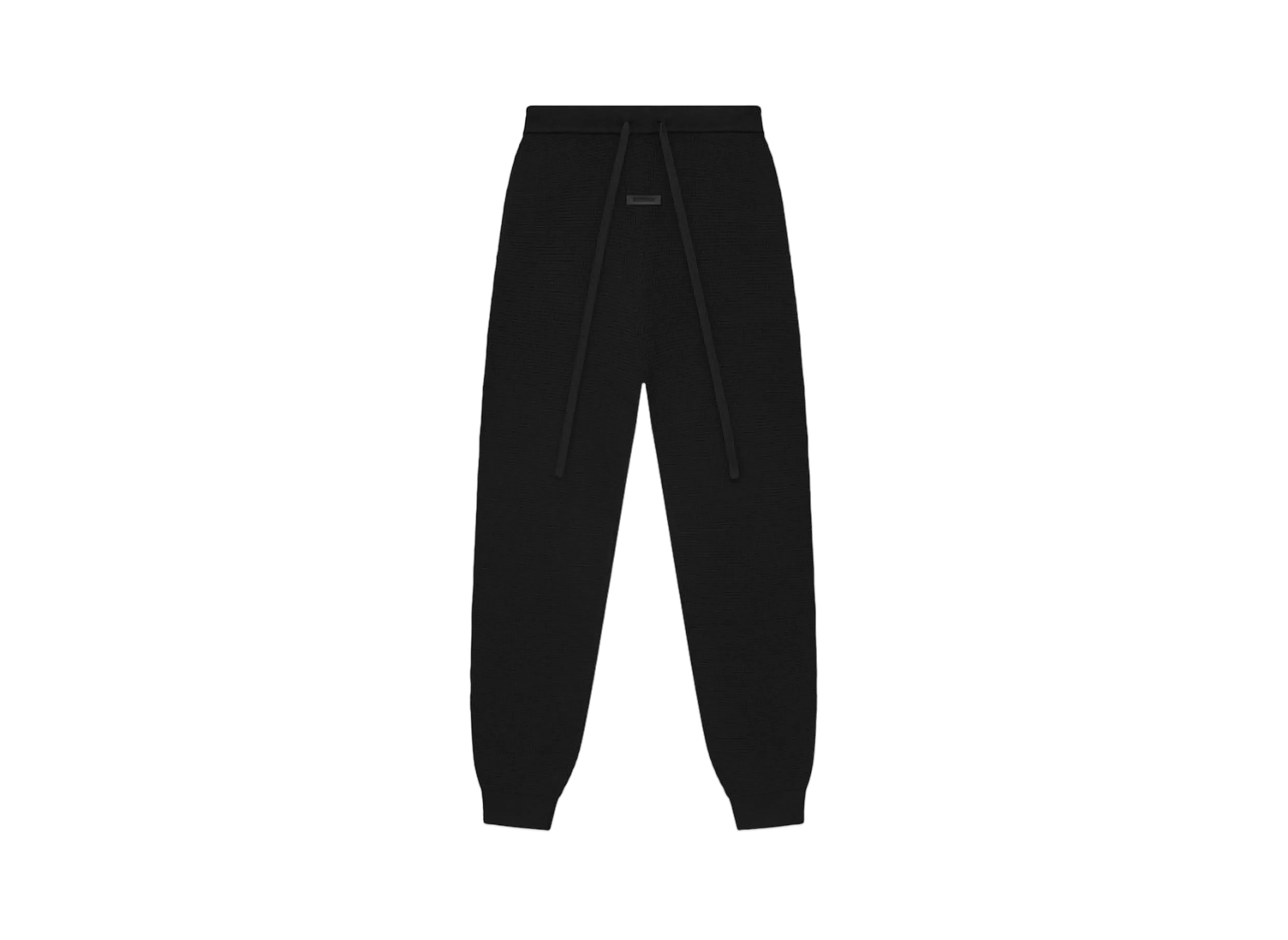 FEAR OF GOD Essentials Womens Waffle Fitted Sweatpant "Black"