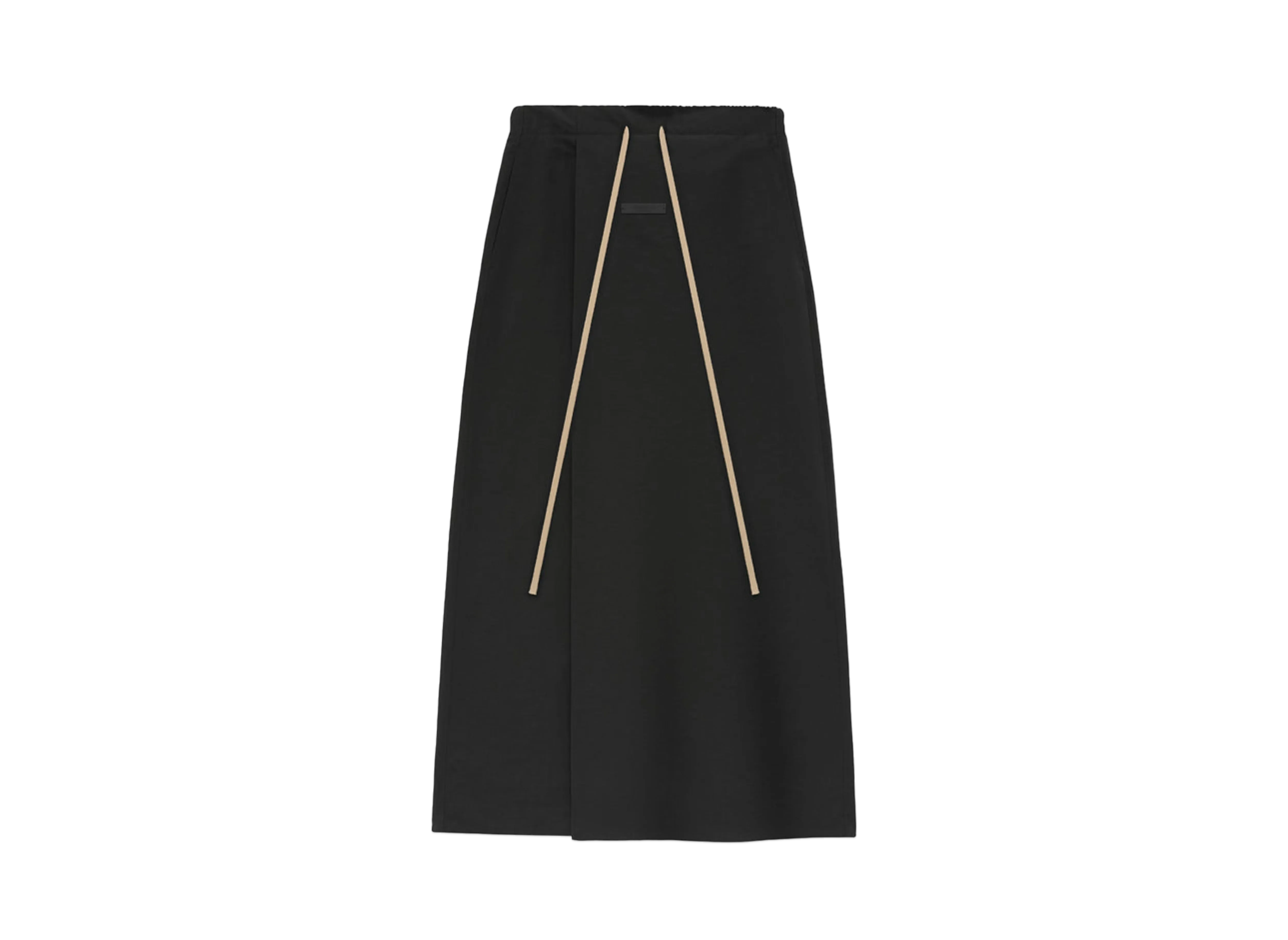FEAR OF GOD Essentials Womens Military Nylon Wrap Skirt "Black"