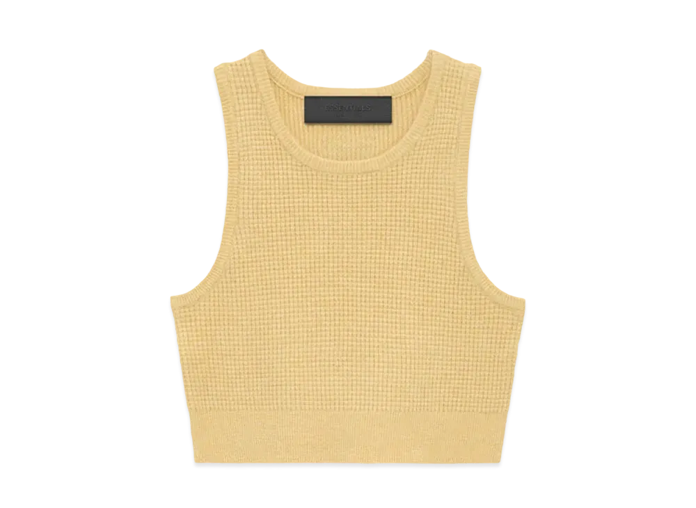 FEAR OF GOD Essentials Women's Waffle Sport Tank "Amber"