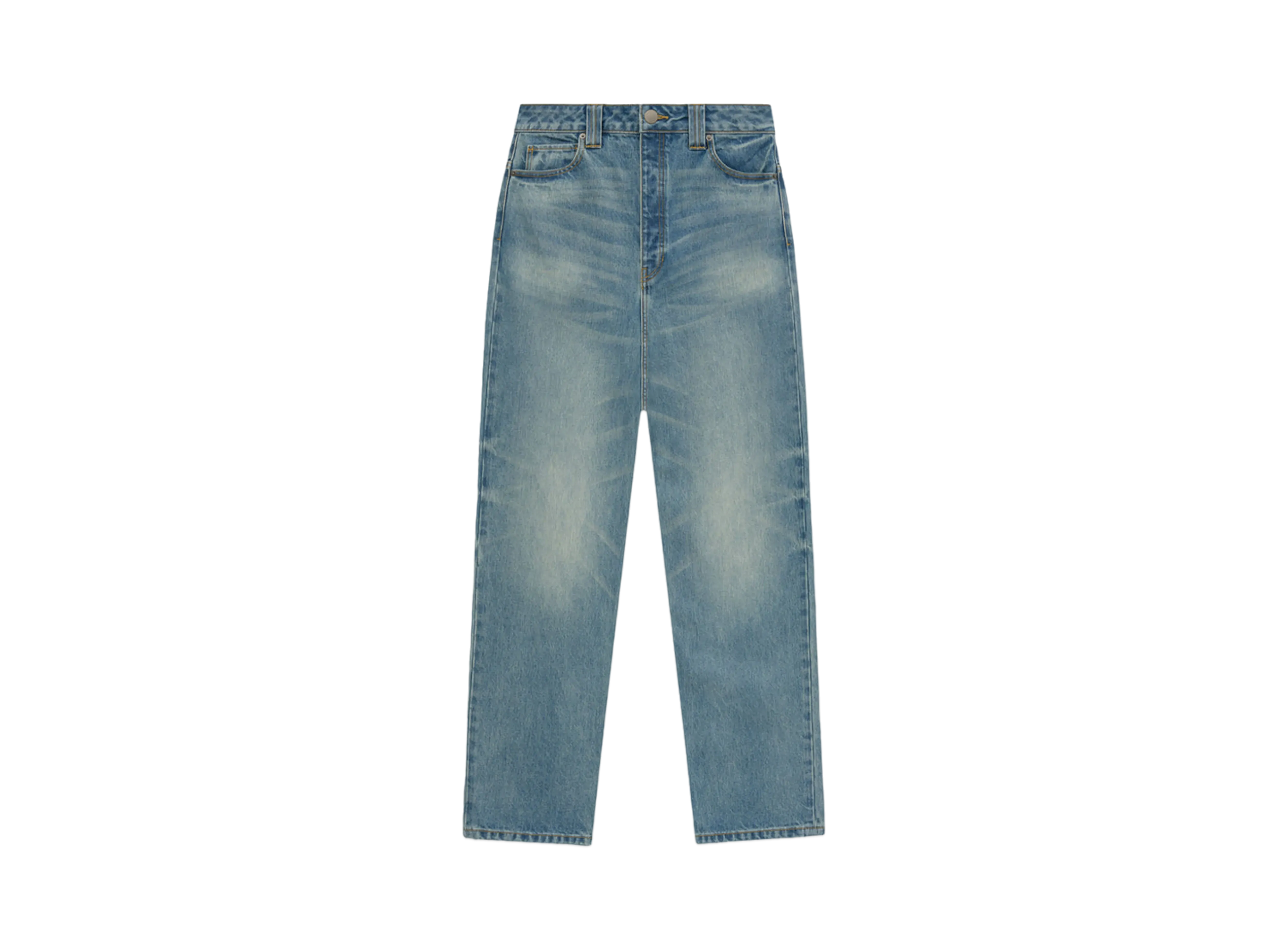FEAR OF GOD Essentials Womens Straight Leg Jean "Vintage Blue"