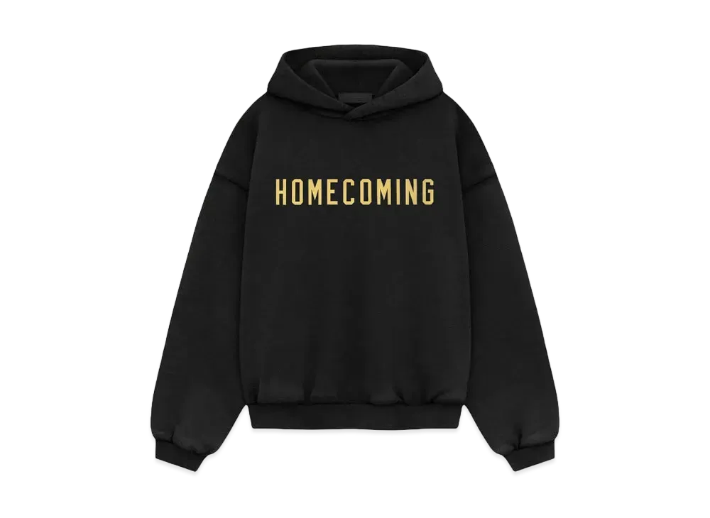 FEAR OF GOD Essentials Kids Heavy Fleece Hoodie "Black"