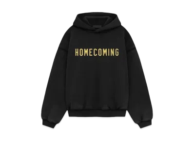 FEAR OF GOD Essentials Kids Heavy Fleece Hoodie "Black"