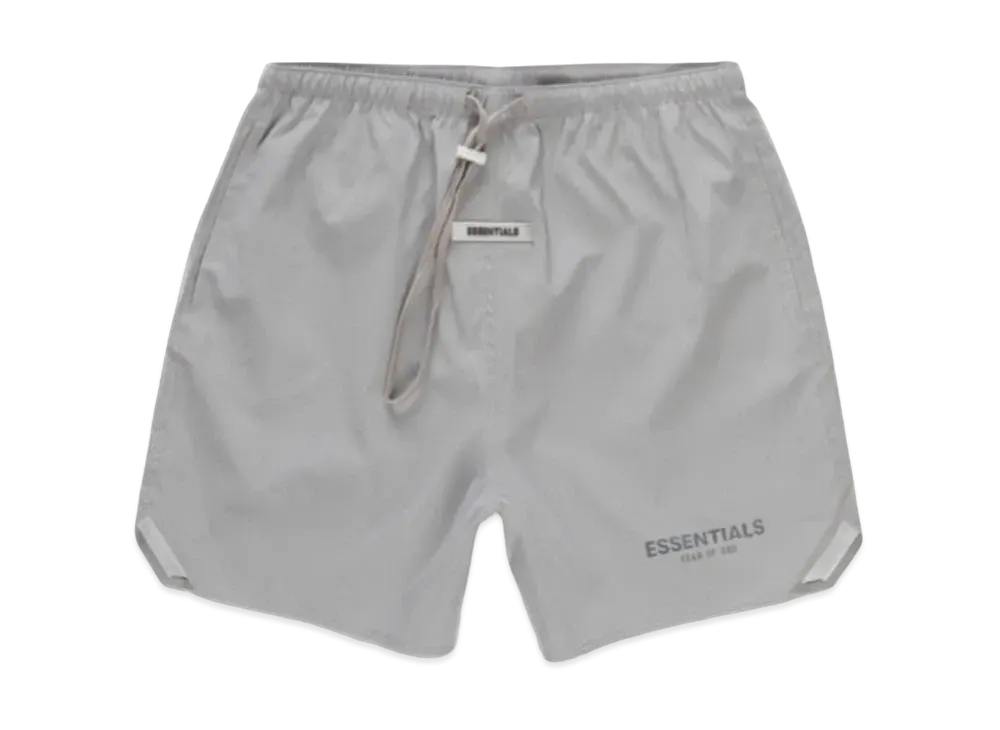 FEAR OF GOD ESSENTIALS Volley Shorts "Silver Reflective"