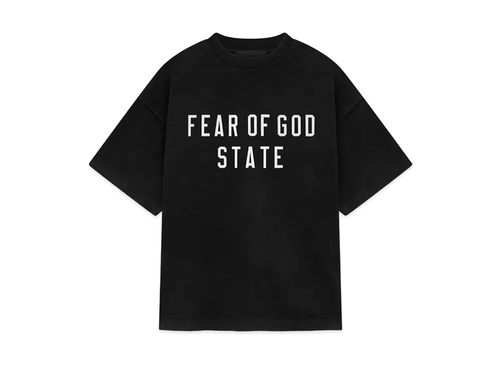 FEAR OF GOD Essentials Kids Heavy Crewneck Tee "Black"