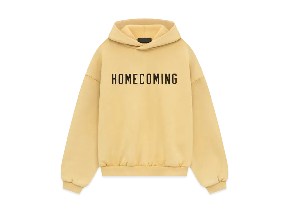 FEAR OF GOD Essentials Kids Heavy Fleece Hoodie "Amber"
