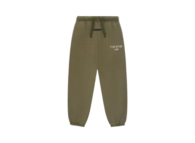 FEAR OF GOD Essentials Kids Heavy Fleece Sweatpant "Military"