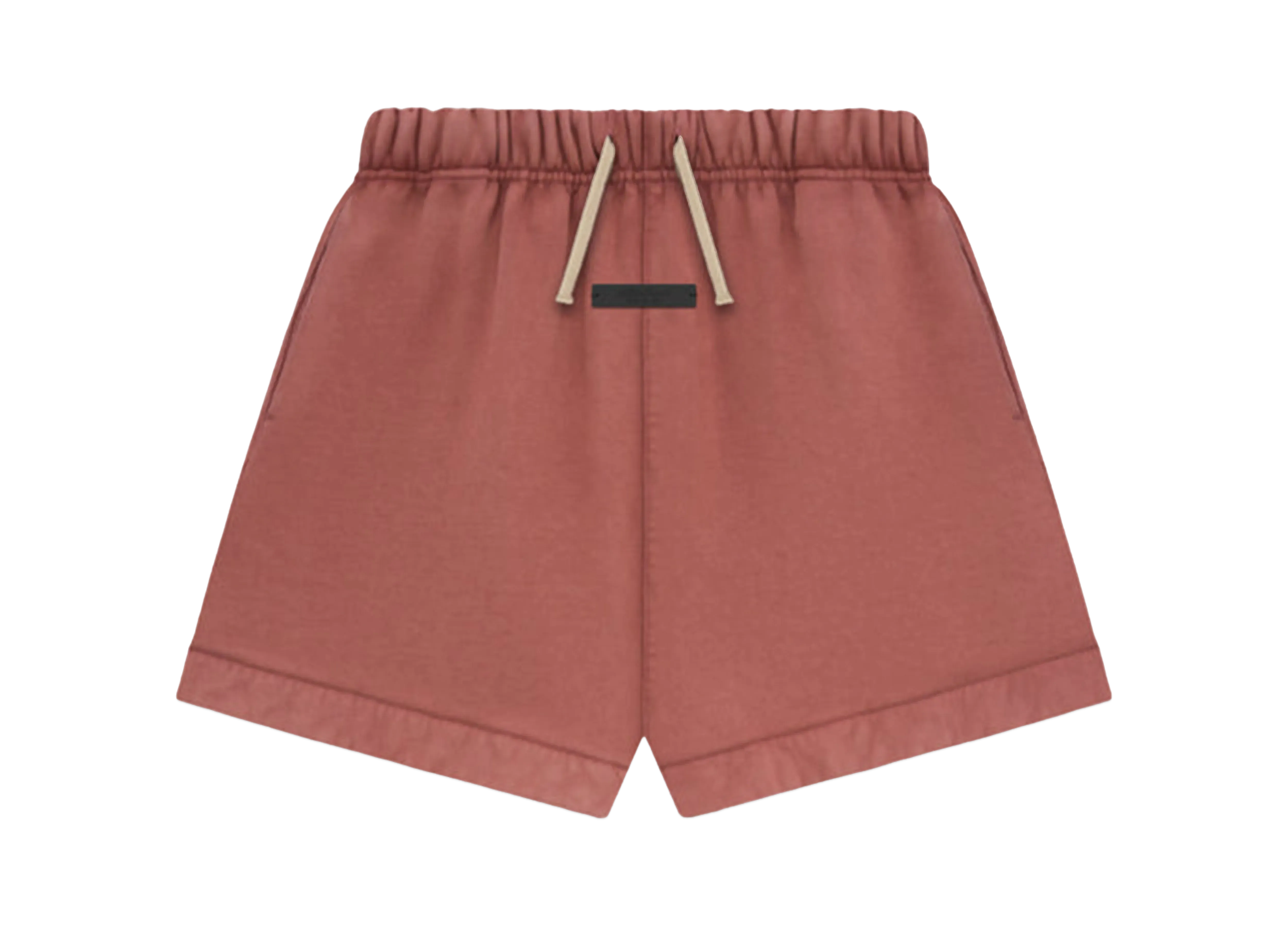 FEAR OF GOD Essentials Kids Heavy Fleece Soccer Short "Crimson"