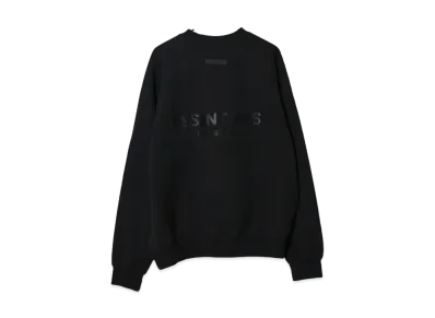 FEAR OF GOD Essentials Back Logo Crew Sweat Shirts "Black"