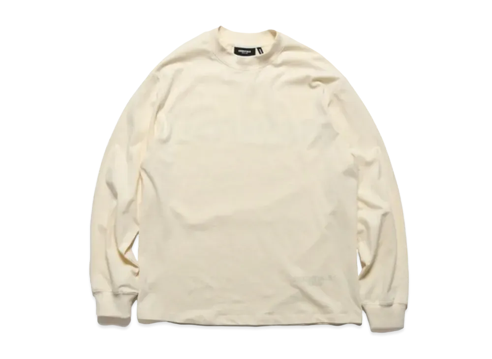 FEAR OF GOD ESSENTIALS RLCT Logo LS Tee "Ivory"
