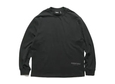 FEAR OF GOD ESSENTIALS RLCT Logo LS Tee "Black"