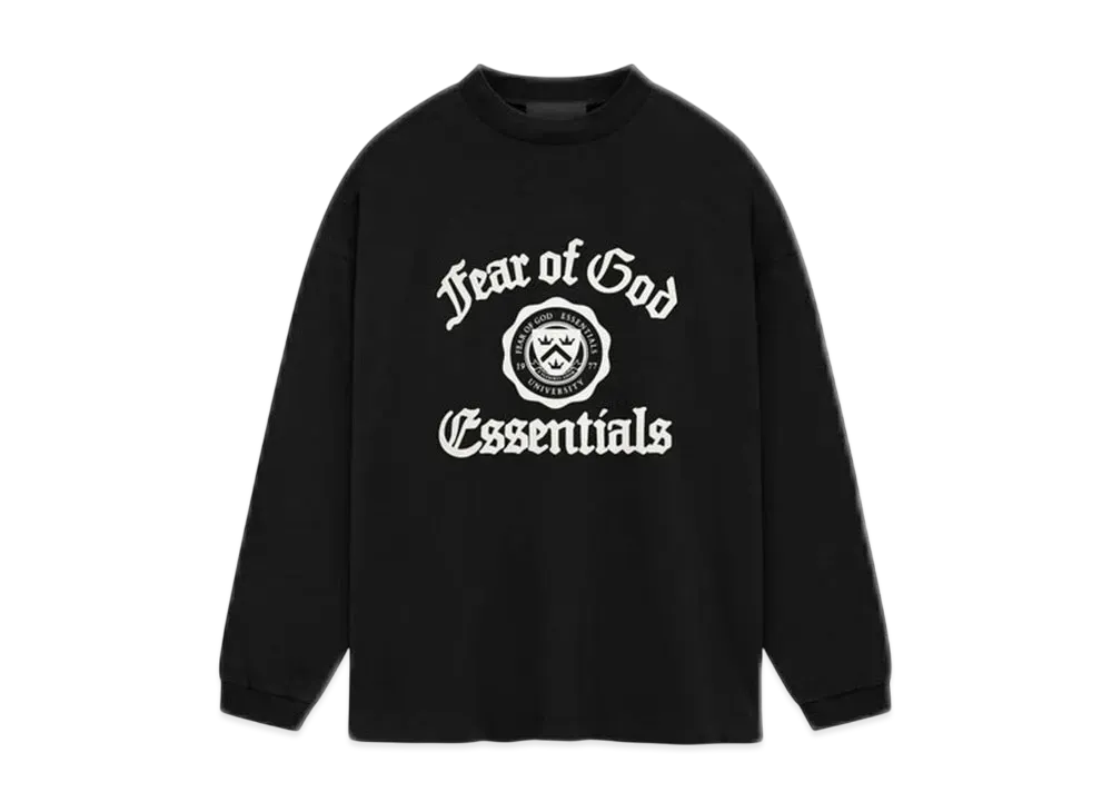 FEAR OF GOD Essentials Heavy Longsleeve Tee "Black"