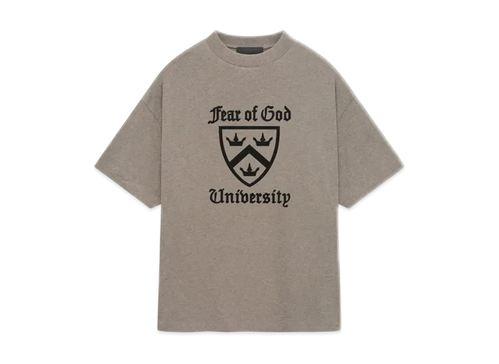 FEAR OF GOD Essentials Heavy Crewneck Tee "Heather Gray"