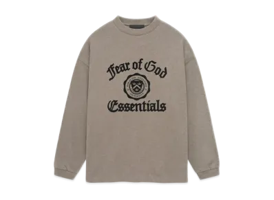 FEAR OF GOD Essentials Heavy Longsleeve Tee "Heather Gray"