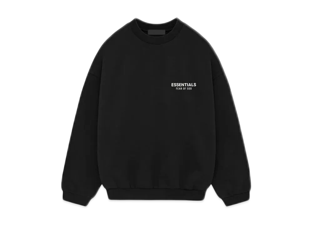 FEAR OF GOD Essentials Fleece Crewneck "Black"