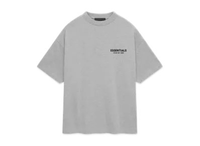 FEAR OF GOD Essentials Jersey Crewneck T-Shirt "Light Heather Gray"
