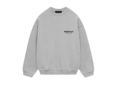 FEAR OF GOD Essentials Fleece Crewneck "Light Heather Gray"