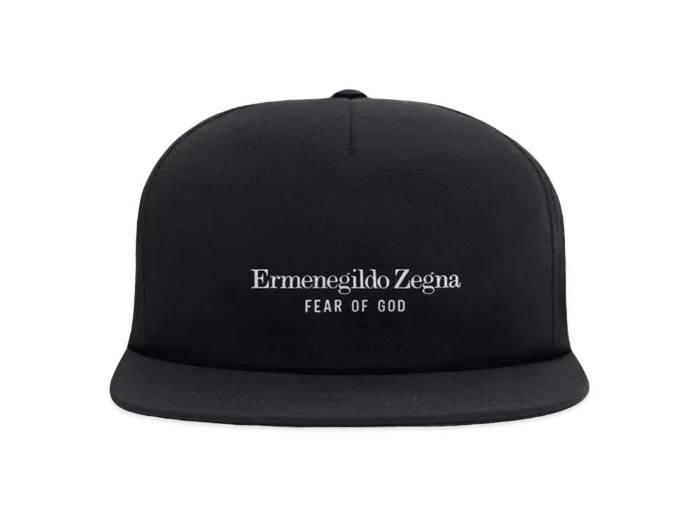 FEAR OF GOD / Ermenegildo Zegna Cotton Baseball Hat "Black"