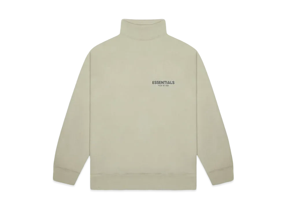 FEAR OF GOD ESSENTIALS Pull-over Mockneck Sweatshirt "Moss"