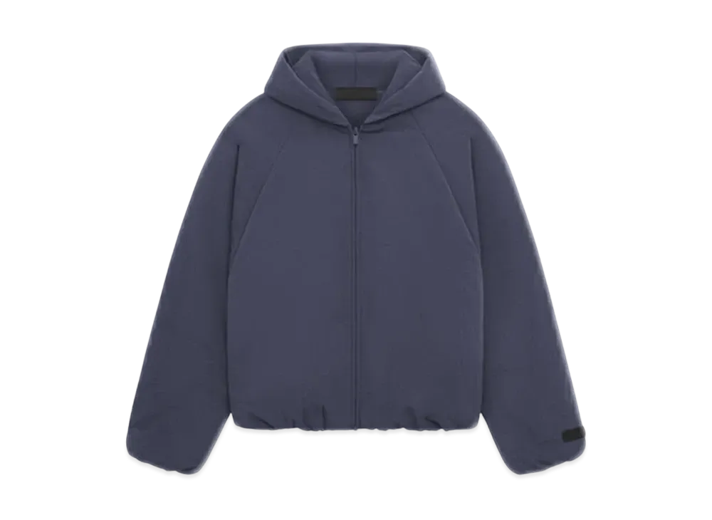 FEAR OF GOD Essentials Military Nylon Hooded Bomber "Marine"