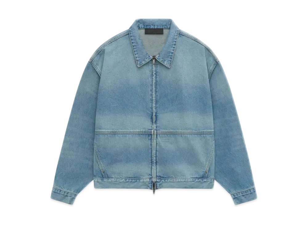 FEAR OF GOD Essentials Denim Trucker Jacket "Vintage Blue"