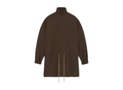 FEAR OF GOD Essentials Military Nylon Mockneck Anorak "Brown"