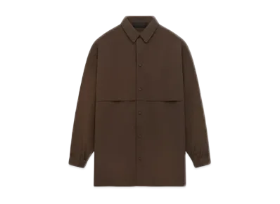 FEAR OF GOD Essentials Military Nylon Overshirt "Brown"