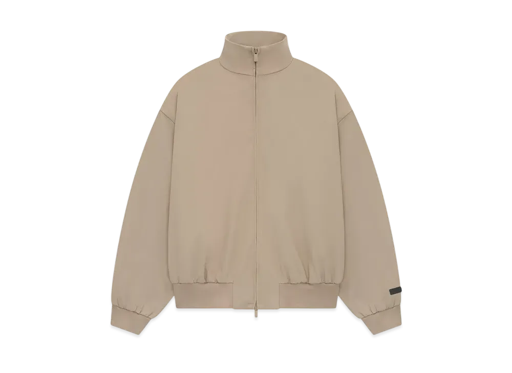 FEAR OF GOD Essentials Bonded Nylon Bomber Jacket "Desert Sand"
