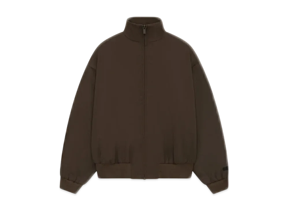 FEAR OF GOD Essentials Bonded Nylon Bomber Jacket "Brown"