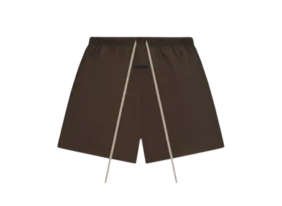 FEAR OF GOD Essentials Bonded Nylon Soccer Short "Brown"