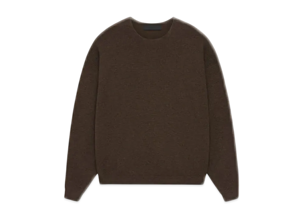 FEAR OF GOD Essentials Waffle Crewneck Sweater "Brown"