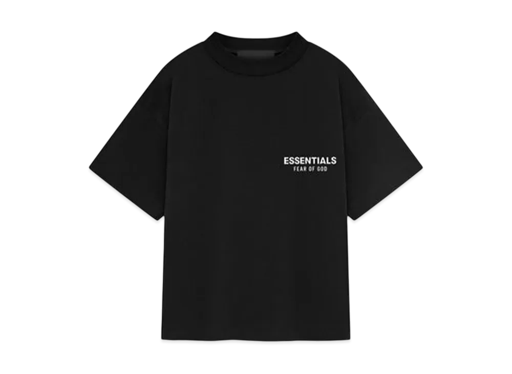 FEAR OF GOD Essentials Women's Tri-Blend Crewneck Tee "Black"