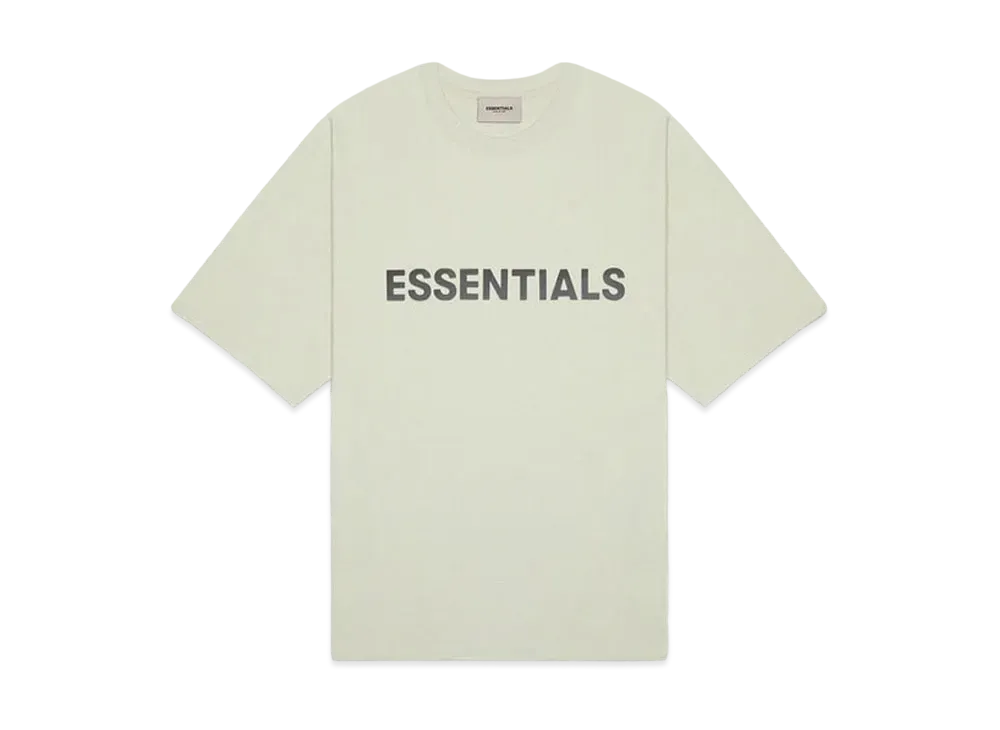FEAR OF GOD ESSENTIALS 3D Silicon Applique Boxy T-Shirt "Alfalfa Sage"