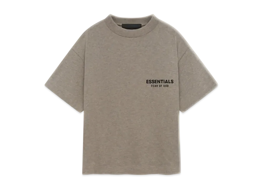 FEAR OF GOD Essentials Women's Tri-Blend Crewneck Tee "Heather Gray"