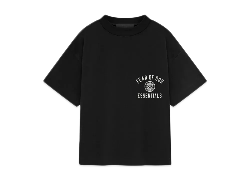 FEAR OF GOD Essentials Women's Tri-Blend Crewneck Tee "Black"