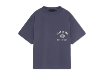 FEAR OF GOD Essentials Women's Tri-Blend Crewneck Tee "Marine"