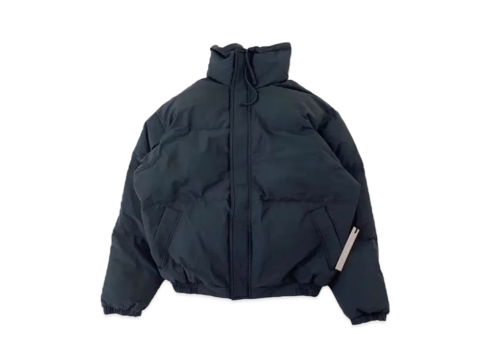 フィアオブゴッド エッセンシャルズ パファー ジャケット "ブラックリフレクティブ"　