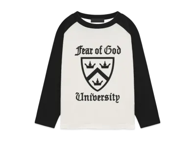 FEAR OF GOD Essentials Women's Tri-Blend Baseball Shirt "Shell"