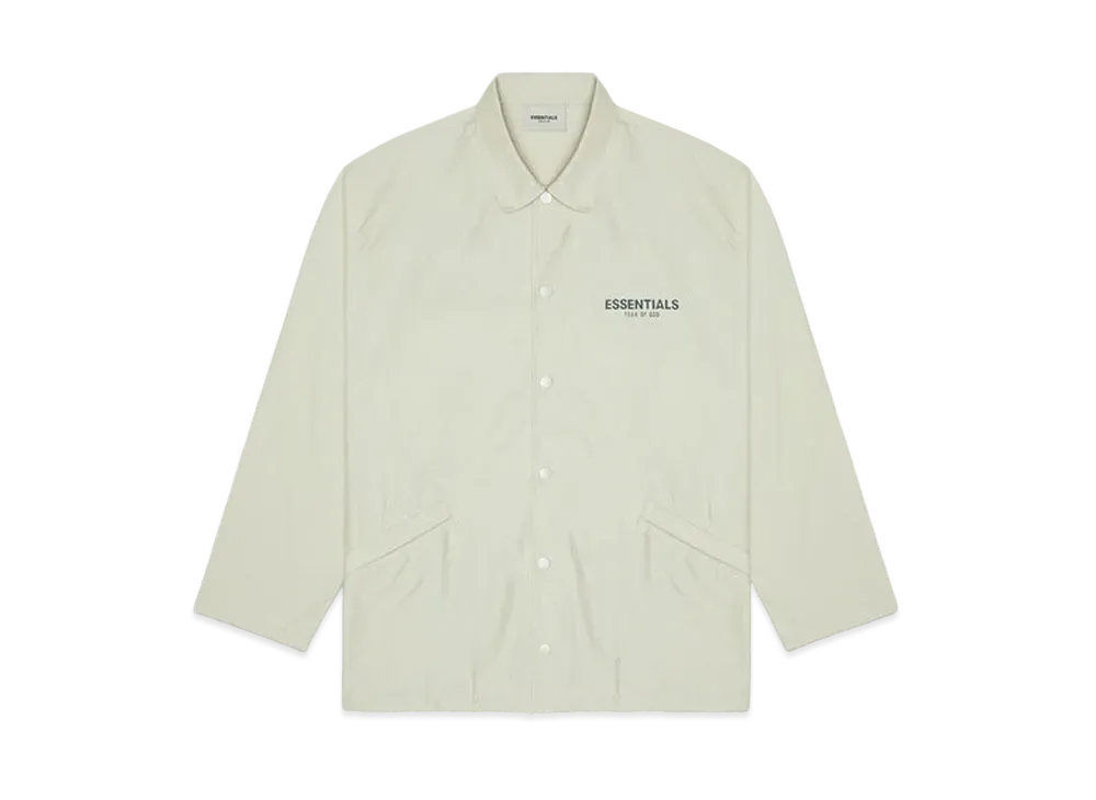 FEAR OF GOD ESSENTIALS Coach Jacket "Alfalfa Sage"