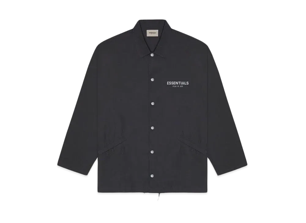 FEAR OF GOD ESSENTIALS Coach Jacket "Black"