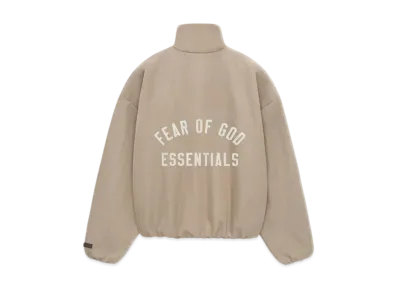 FEAR OF GOD Essentials Women's Textured Nylon Track Jacket "Desert Sand"
