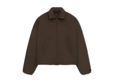 FEAR OF GOD Essentials Women's Military Nylon Bomber Jacket "Brown"