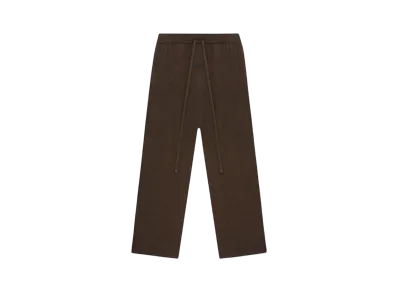 FEAR OF GOD Essentials Women's Waffle Relaxed Pant "Brown"